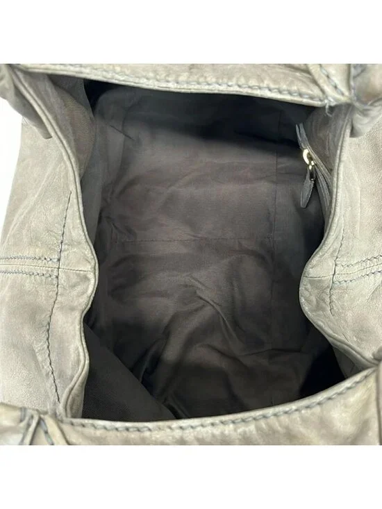 Miu Miu Tote Gray Beige Leather - Picture 6 of 15